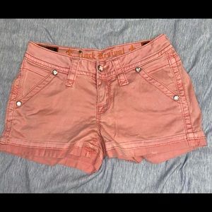 Rock Revival Salmon Pink Shorts. Size 25.